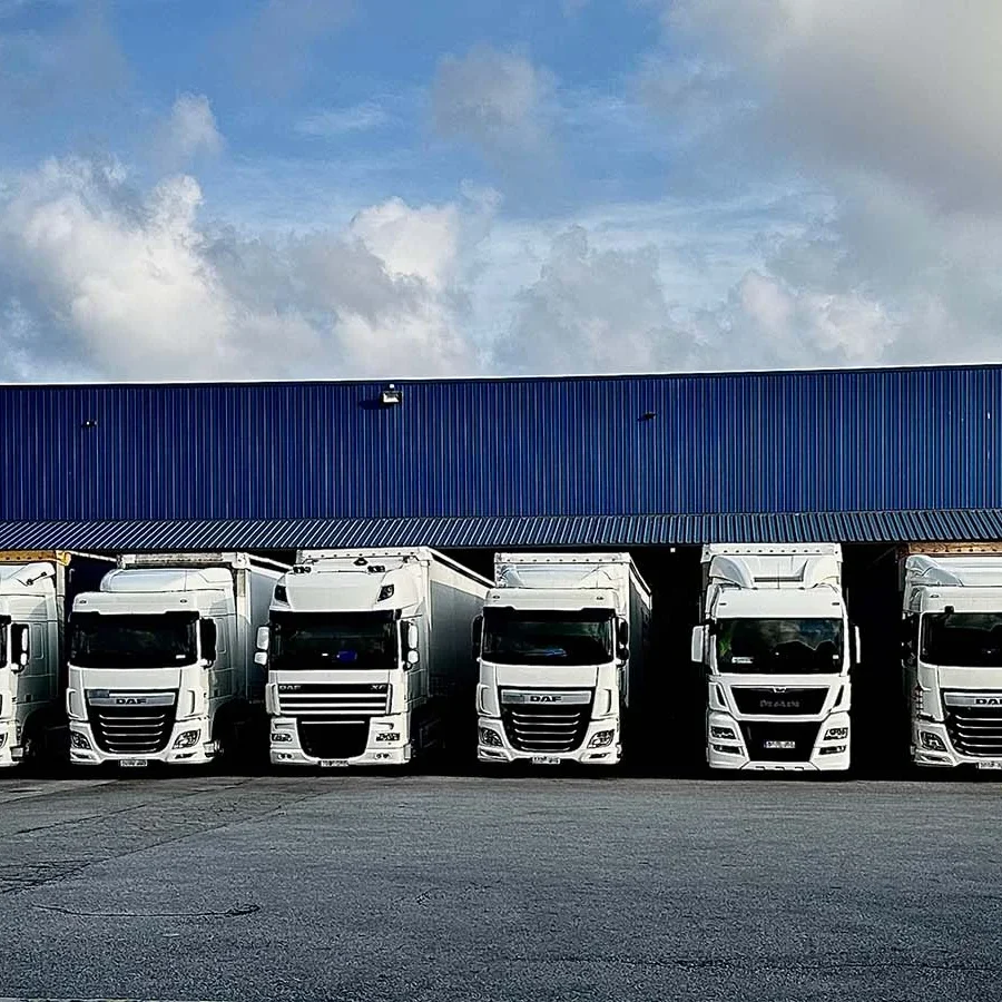 Flota propia de camiones para transporte de mercancías y logística B2B - Martin & Garcia e Hijo.